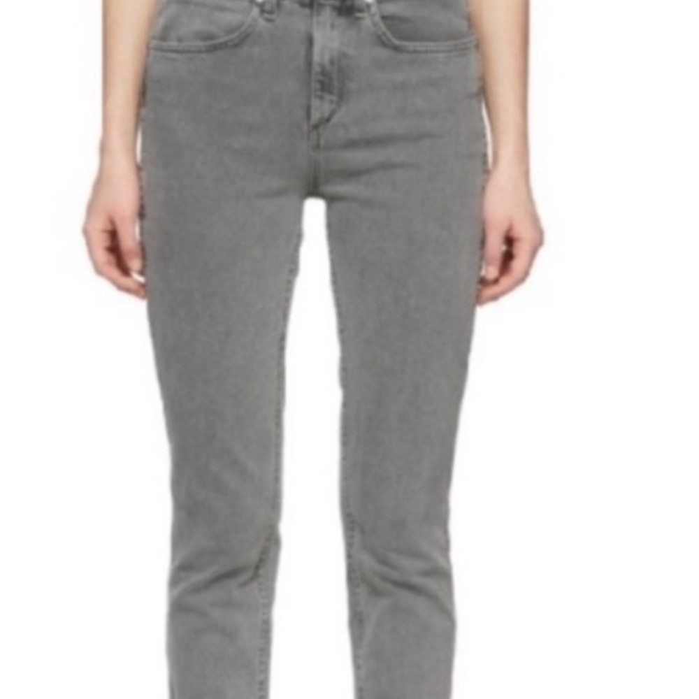 Grey ankle jeans size 25 brand new without tags